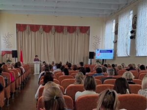 Подробнее о статье ✅19 ноября на базе ГУО «Детская музыкальная школа искусств № 1 г.Гомеля им. П.И.Чайковского» состоялась встреча председателя Гомельского городского Совета депутатов Алексиной Еленой Ивановной с трудовыми коллективами детских школ искусств. Тема встречи: «ВЫБОРЫ ПРЕЗИДЕНТА РЕСПУБЛИКИ БЕЛАРУСЬ:БУДУЩЕЕ ЗАВИСИТ ОТ НАС»🇧🇾