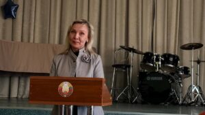 Подробнее о статье В рамка Единого дня приема граждан в Советском районе, прошла встреча начальника отдела культуры Гомельского городского исполнительного комитета Кузьмицкой Ирины Алексеевны с трудовым коллективом школы.Также Ирина Алексеевна провела личный прием граждан